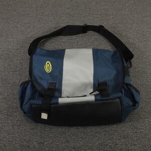 Timbuk2 Messenger Bag Blue Gray 17in Laptop Mens Work Travel Adjustable Strap